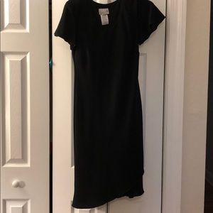 Teenager black dress